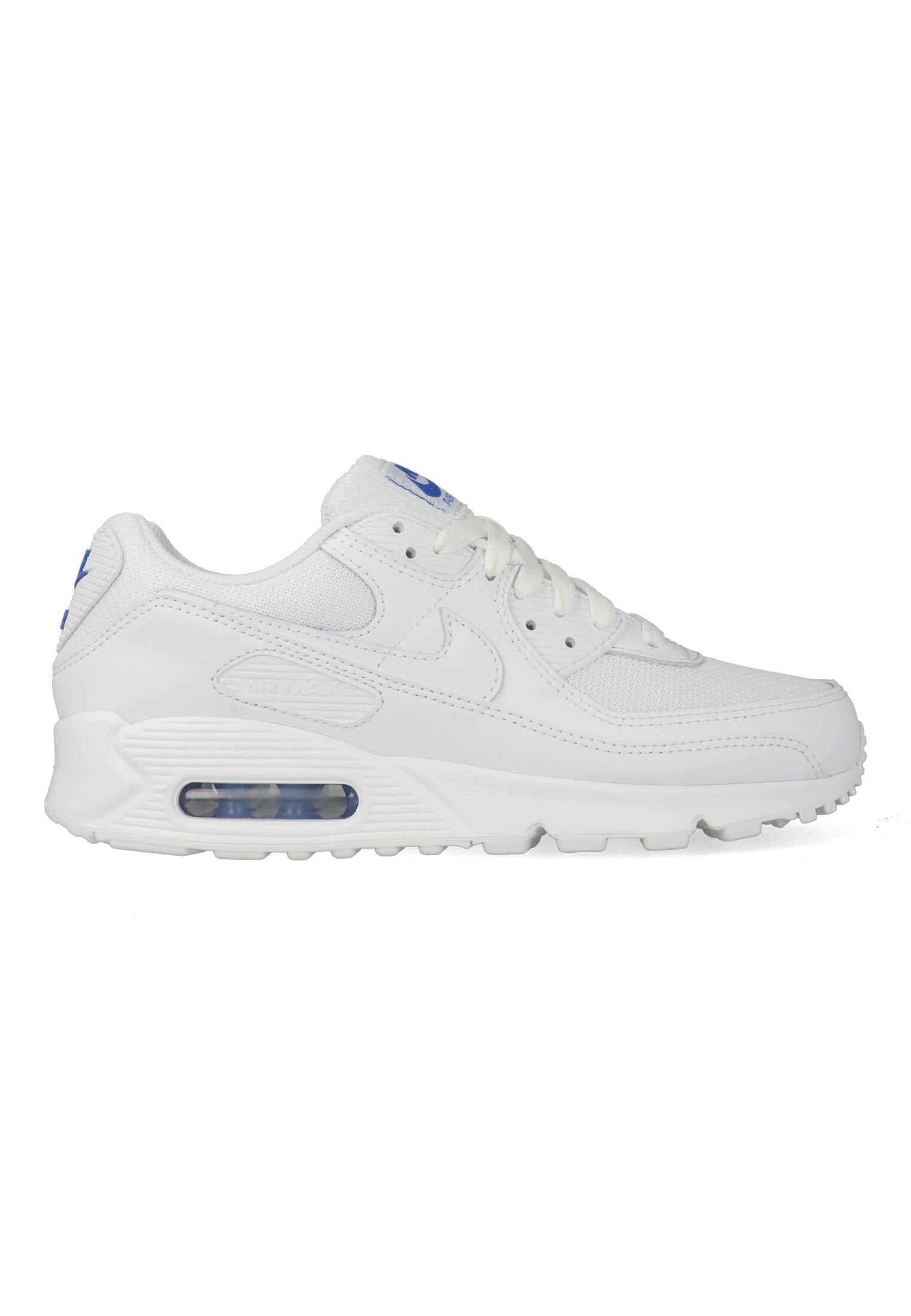 Nike Air Max 90 "White Blue Crystal" Wit / Blauw