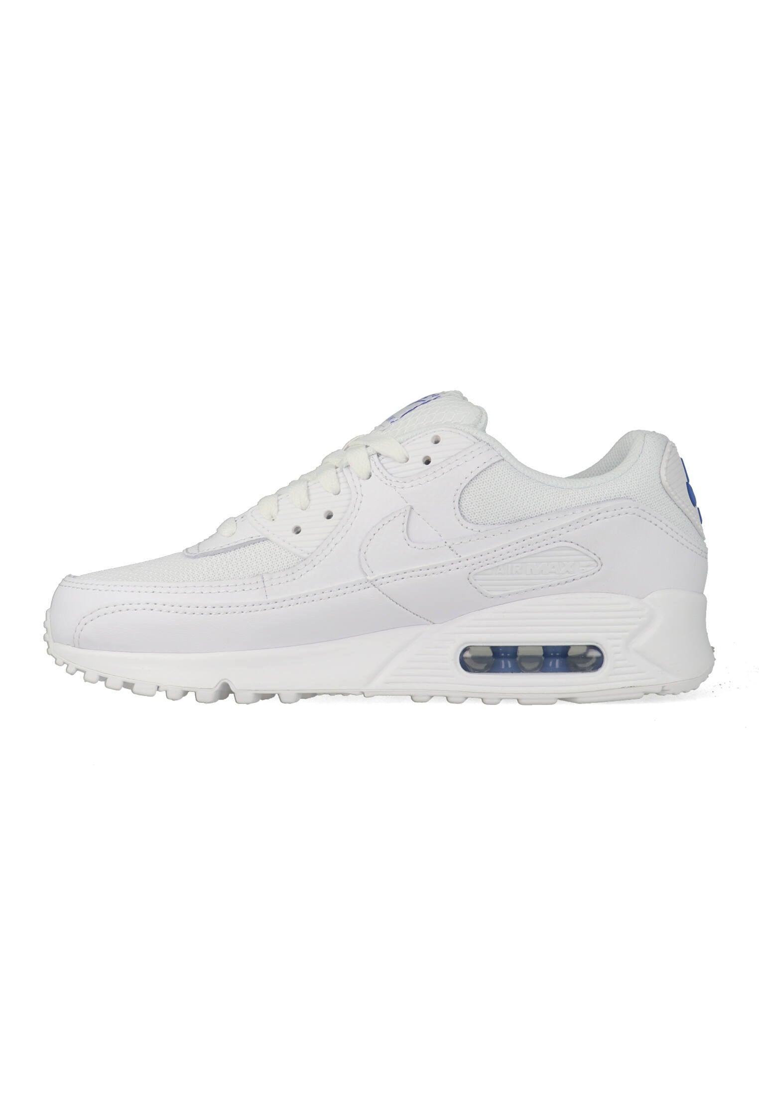 Nike Air Max 90 "White Blue Crystal" Wit / Blauw