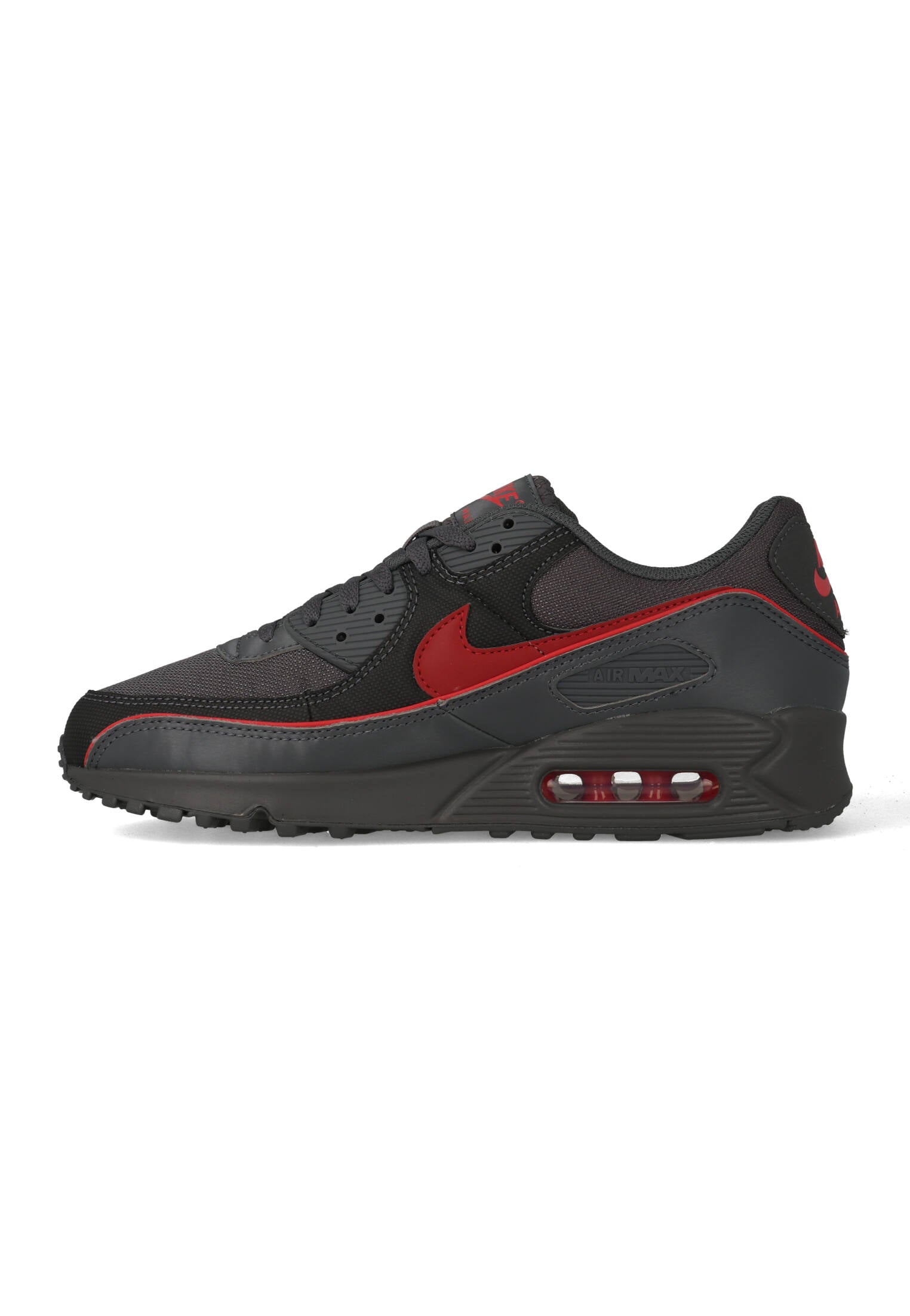 Nike Air Max 90 Premium "Iron Grey University Red" Grijs / Rood