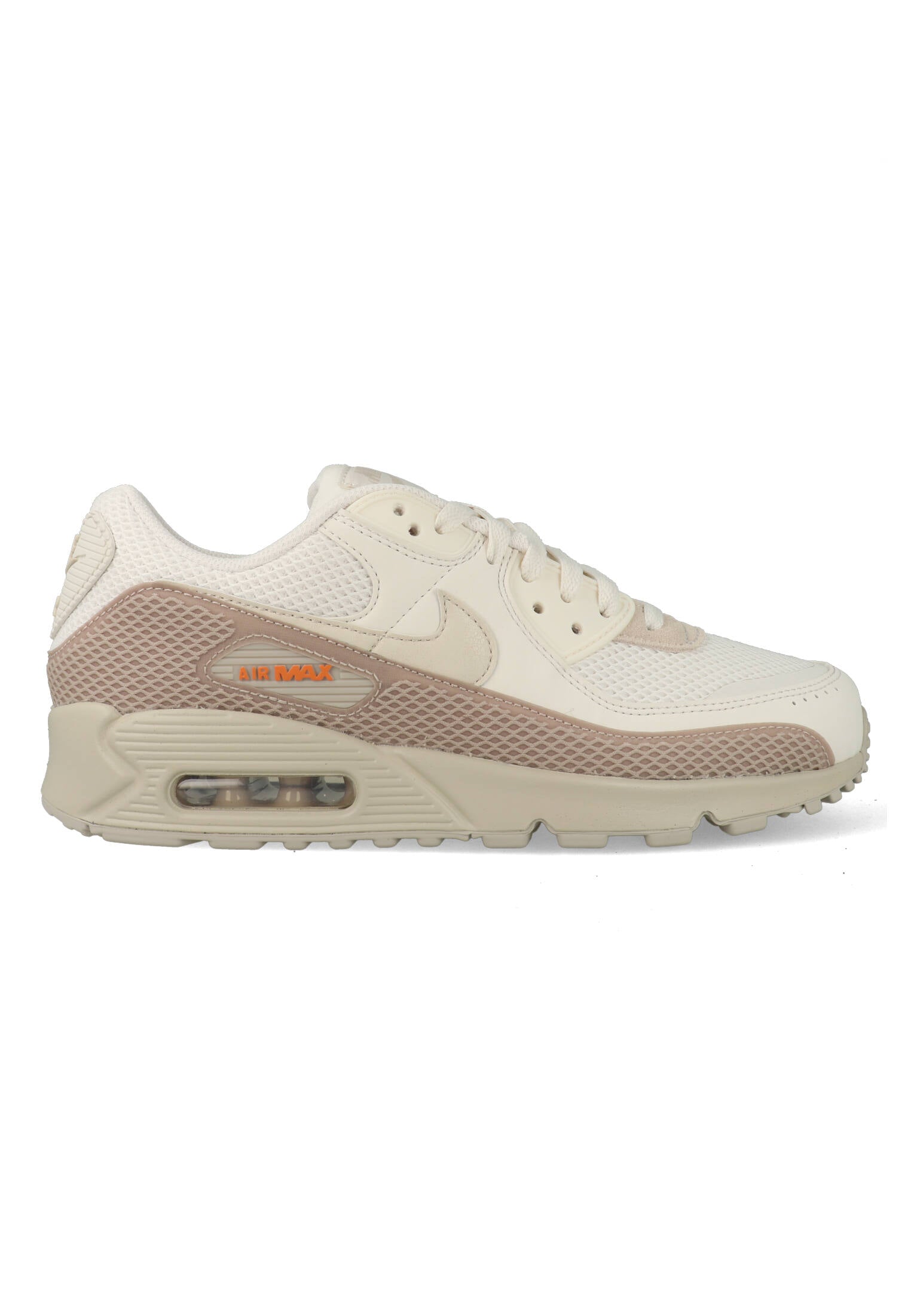 Nike Air Max 90 Premium "Mesh Mudguard Phantom" Beige / Wit