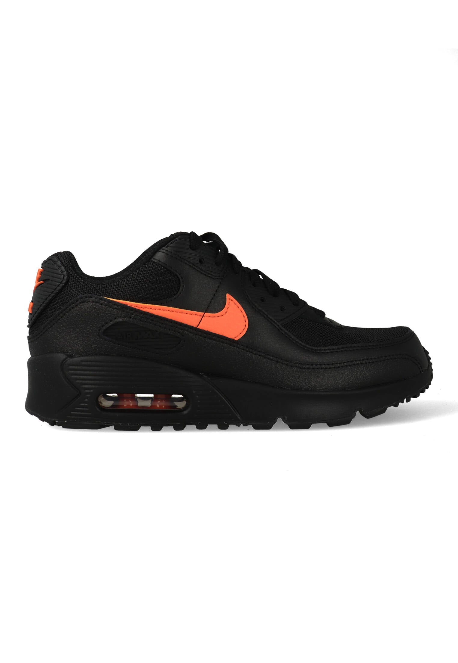 Nike Air Max 90 GS ''Black Turf Orange'' Zwart / Oranje