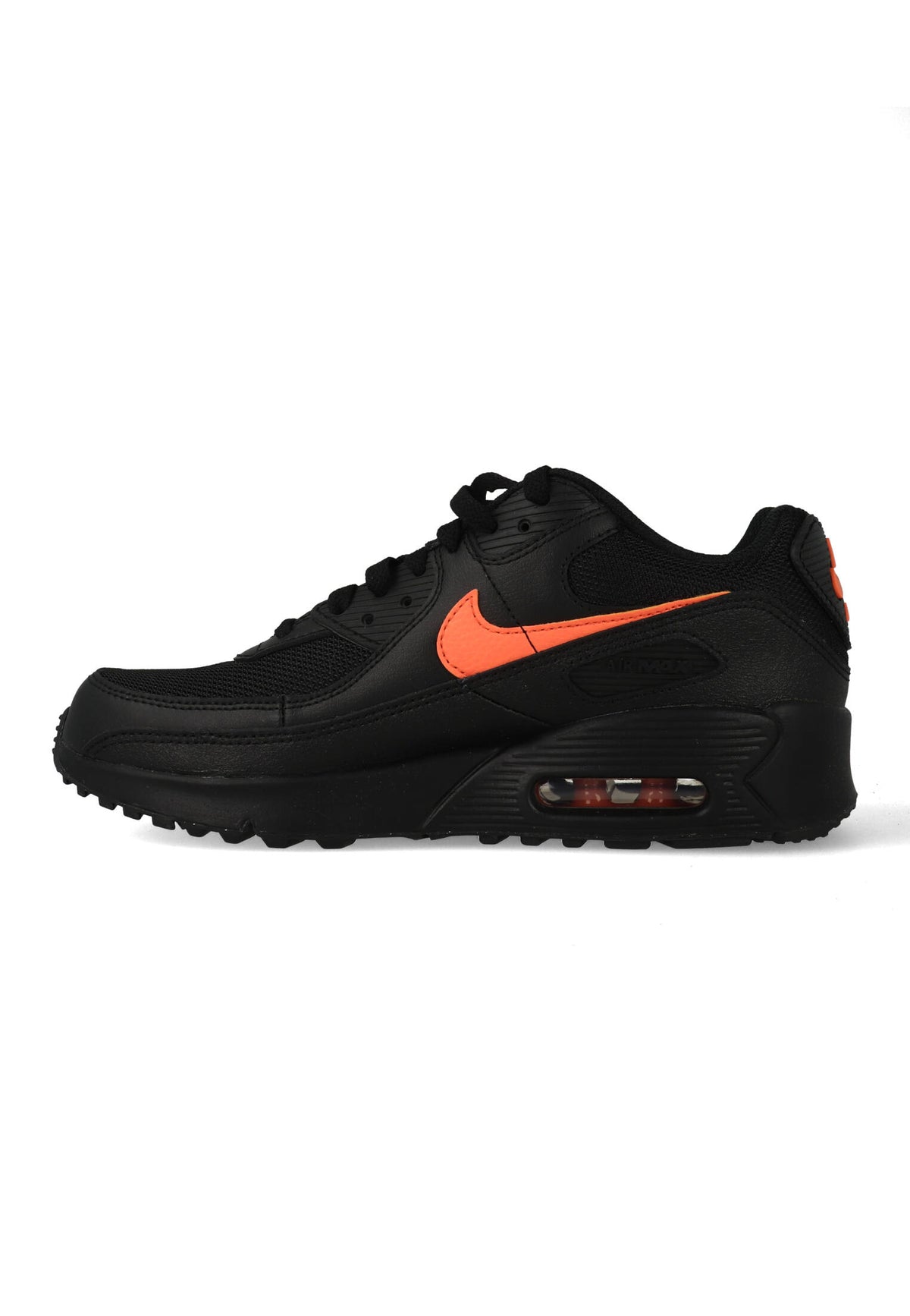 Nike Air Max 90 GS ''Black Turf Orange'' Zwart / Oranje