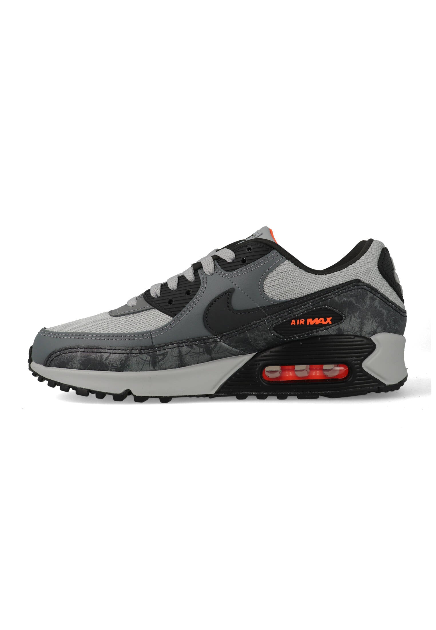 Nike Air Max 90 Premium "Hyper Crimson" Grijs