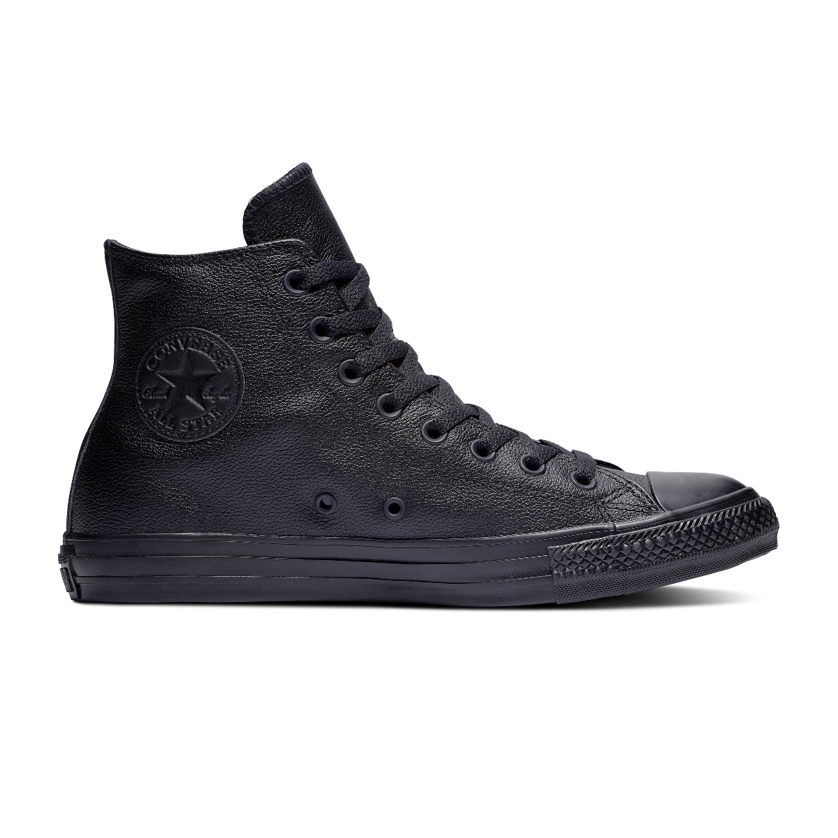 Converse All Stars Leather Hoog 135251C Zwart-36.5 maat 36.5 afbeelding