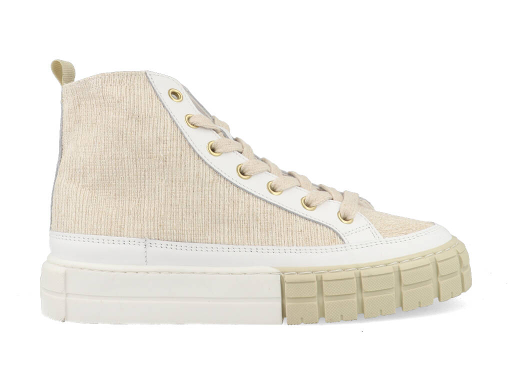 Bullboxer Sneakers 803500E6TBWHIT Wit / Beige-39 maat 39