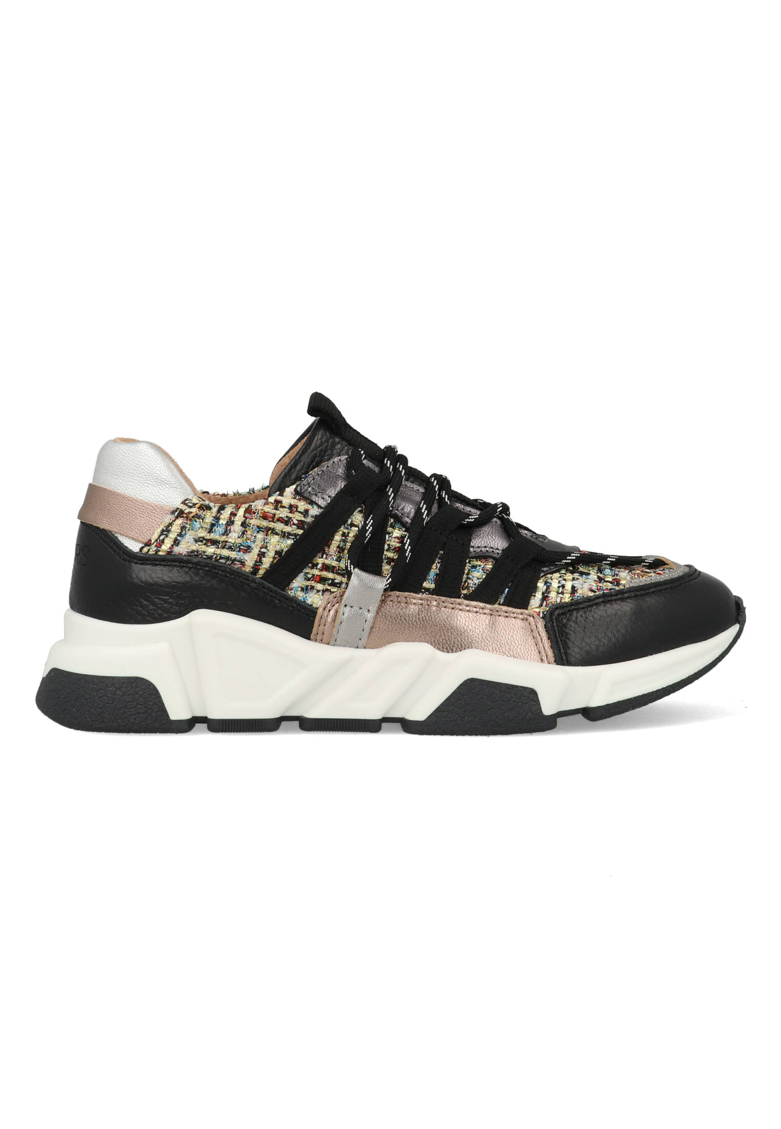 DWRS Los Angeles Tweed B9101-111-1170 Zwart / Grijs-40 maat 40 afbeelding