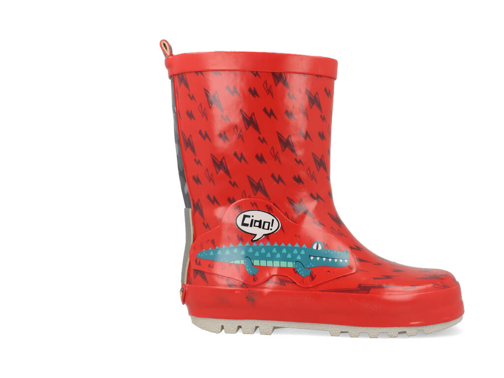 Go Banana's Regenlaarzen GB-ALLIGATOR-RB Rood-22 maat 22