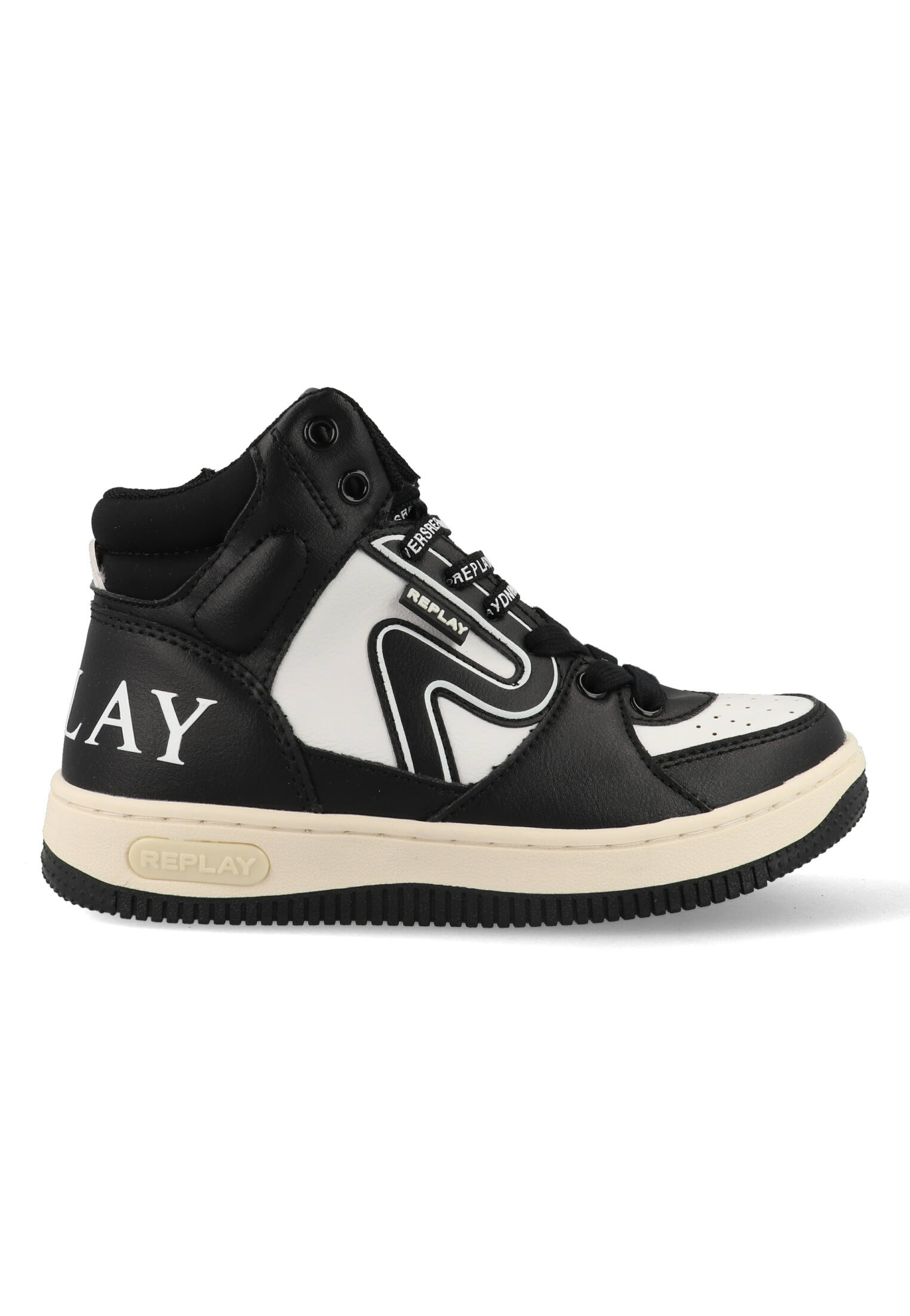 Replay Epic JR Mid Boy 4 JZ430019S-0008 Zwart / Wit-35 maat 35 afbeelding