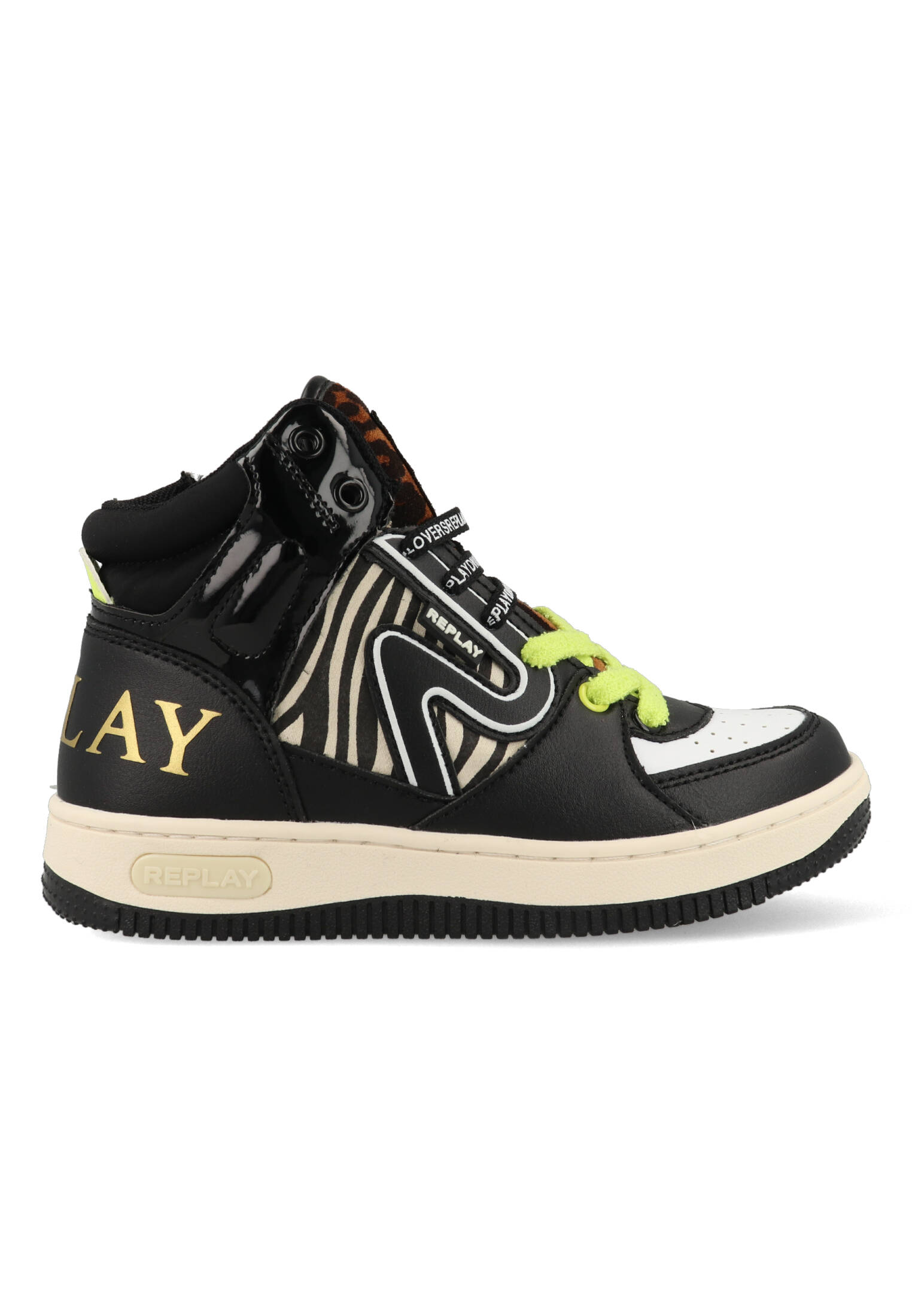 Replay Epic JR Mid Girl 9 JZ430022S-3391 Zwart / Wit -30 maat 30 afbeelding
