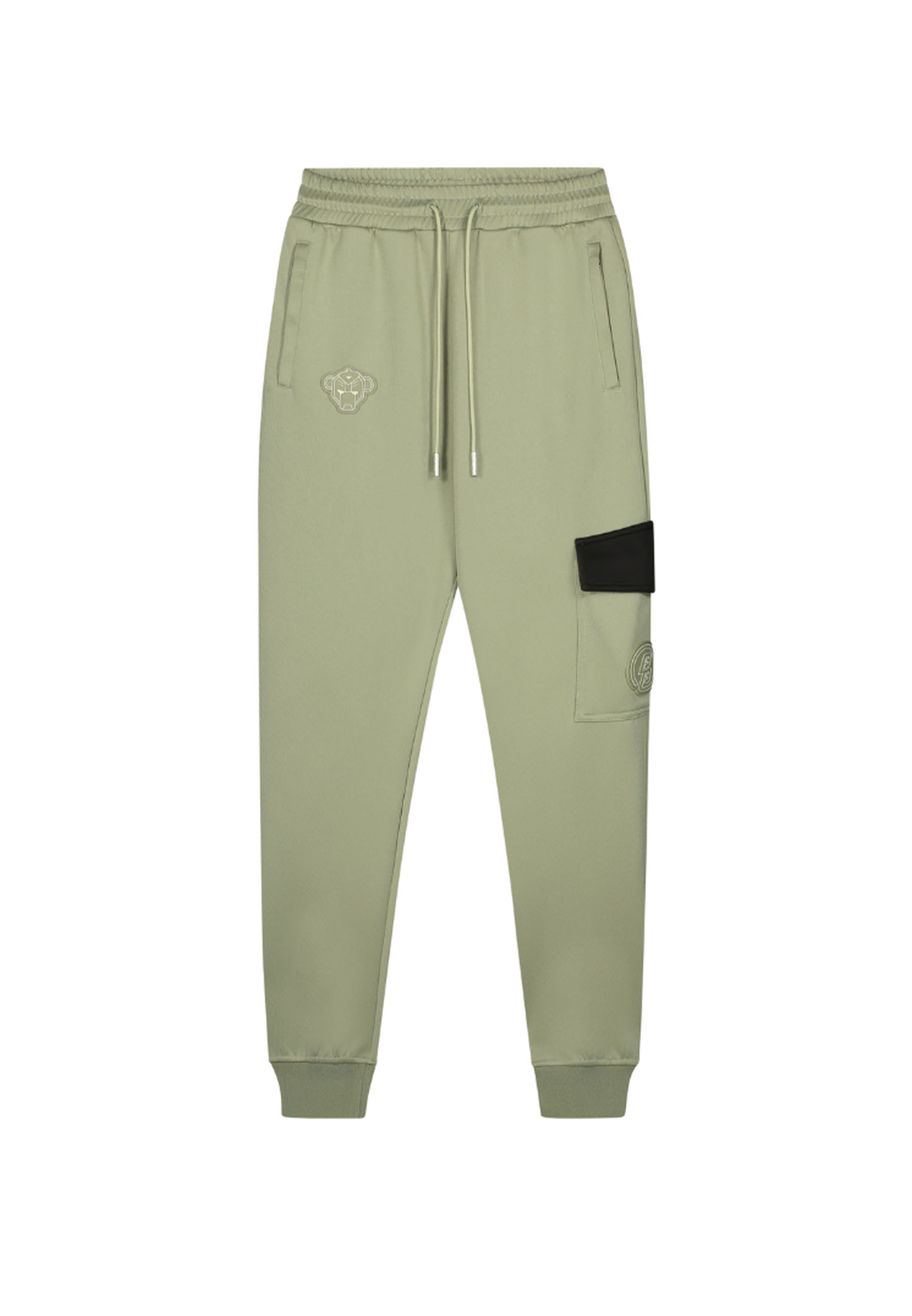 Black Bananas Hook Trackpants MENFW22.4.25 Groen-XS maat XS afbeelding