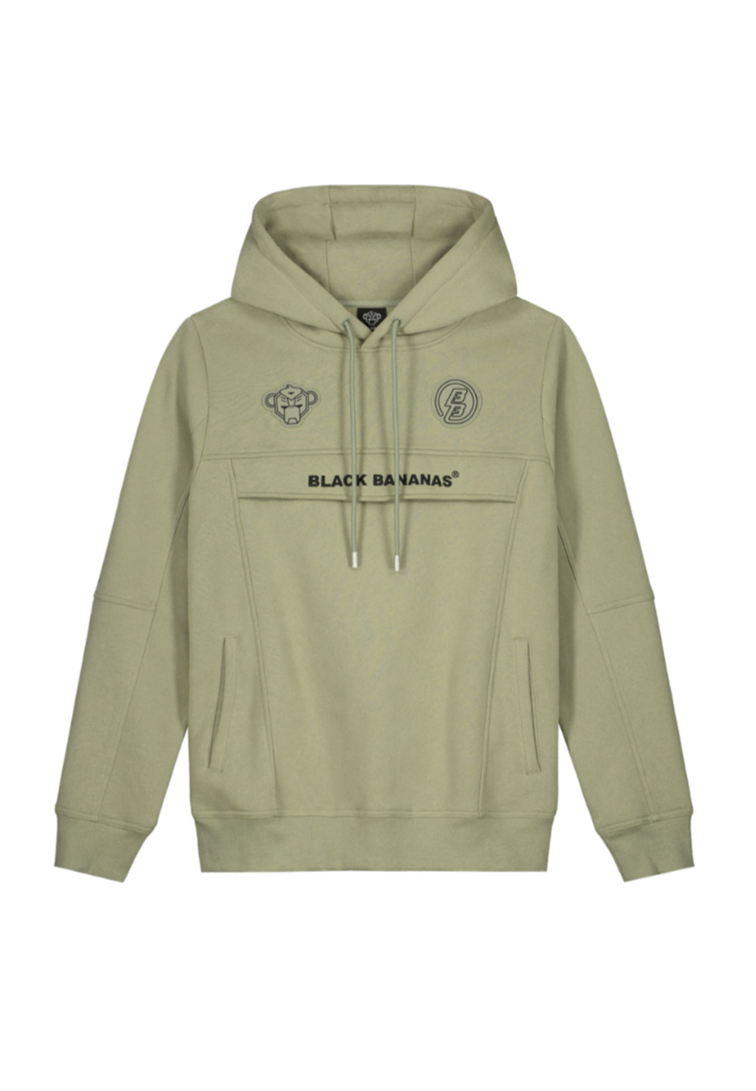 Black Bananas Anorak Hoodie MENFW22.2.16 Groen-M maat M