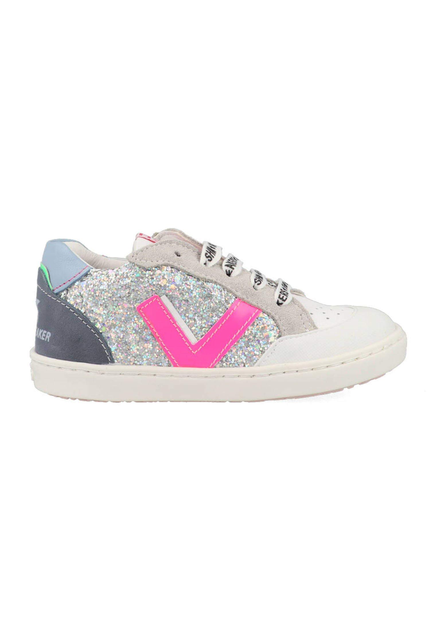 Shoesme Sneakers UR22S043-G Wit / Blauw-24 maat 24 afbeelding