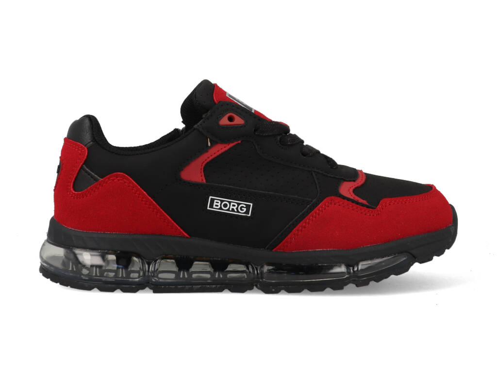 Björn Borg Sneakers X500 PRF BLK 0950 Zwart / Rood-31 maat 31 afbeelding