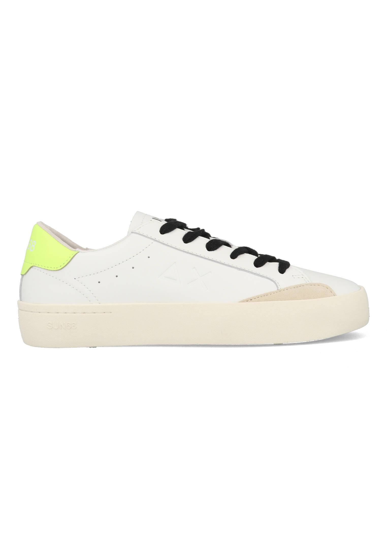 SUN68 Street Leather Z34140_0163 Wit / Geel-44 maat 44 afbeelding