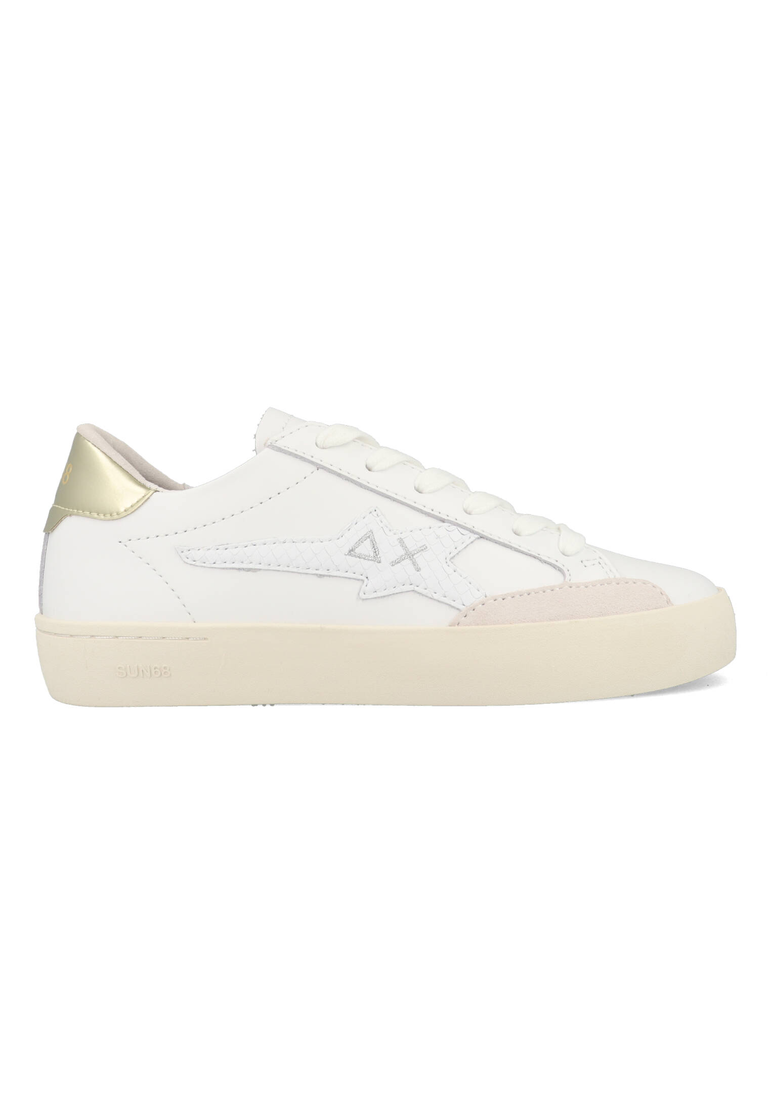 Sun68 KATY Leather Z34225_143 Wit / Goud-39 maat 39 afbeelding